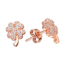 Glorria Gümüş Yonca Küpe N11.31290