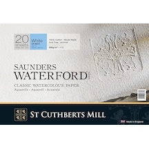 Saunders Waterford Cold Pressed Natural White Blok 20 Yaprak 300G N11.3223