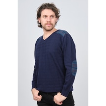Desen Triko Erkek V Yaka Saf Yün Kazak 0246538 Lacivert Lacivert Desen Triko Erkek V Yaka Saf Yün Kazak 0246538 Lacivert Lacivert