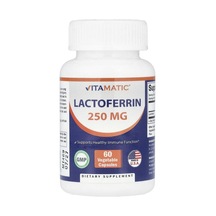 Vitamatic, Lactoferrin, 250 Mg, 60 Vegetable Capsules