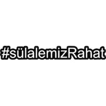 Sülalemiz Rahat Araba Sticker 17x17 Cm Siyah