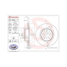 Brembo 09n36011 Fren Diski On 1044611 104461100d - 2 Adettir