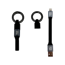 Nettech NT-DC22 3A Plastik 20 cm Lightning Şarj ve Data Kablosu