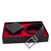 Pierre Cardin Deri Cüzdan & Kemer İkili Set Pc100f-2062a41 Siyah