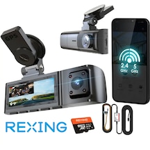 Rexing R316 4k Gps Wi-fi Araç Kamerası + 64gb Sd Kart Ve Acc Kit
