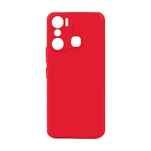 Zore İnfinix Hot 20i Kılıf Nvth Biye Silikon - Kırmızı