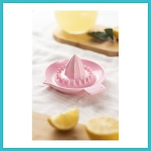 Bezos Akrilik Koyu Pembe Limon Sıkacağı Pratik Limon Sıkacağı Dfnbez