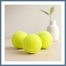Buradabulabilirsin 3'lü Tenis Kort Topu - Poşetli Kartela Ambalaj Bbz