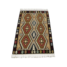 Zehra Abla Halı Yeni El Dokuma Şaheser Kula İzmir Yün Kilim 6377