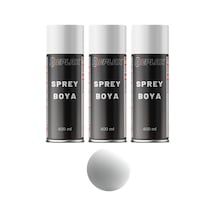 3 Adet Ral 9003 Mat Beyaz Sprey Boya 400 Ml.