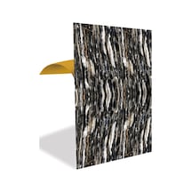 Tink Kendinden Yapışkanlı Siyah Sıralı Desenli Pvc Panel 41x62 Cm
