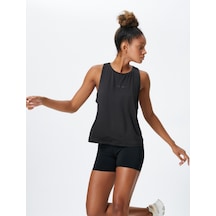 Koton Spor Atlet Kolsuz Slogan Baskılı Siyah 3sak30266nk 3SAK30266NK999 Siyah