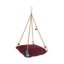 Markapet Zincirli Yataklı Kuş Hamağı Bordo