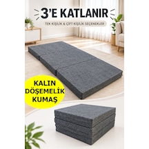 Katlanır Sünger Yatak Minder Yer Yatağı Çift Kişilik,tek Kişilik 15 Dansite Beyaz Sünger (Yumuşak)