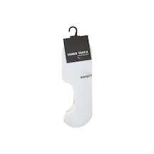 Tamer Tanca Erkek Pamuklu Beyaz Çorap 855 Spr 0004 Ptk Crp 40-45 2lı Set Beyaz