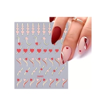 Nailist Heart Sevgililer Günü Özel 14 Şubat Kalpli Tasarım - Tırnak Sticker Nail Art Tırnak Dövmesi 20498118