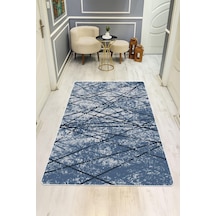 Modern Desenli Dijital Baskı Kaymaz Taban Halı H0293 Renkli
