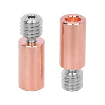 Koodmax 3d Yazıcı Titanyum Alaşımlı V6 Hotend Metal Boru Boğazı M6 Pürüzsüz Sürüm