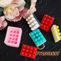 Pk1002697 - Silikon Kalıp Sabun Kalıbı Dikdörtgen Sabun Kalıbı