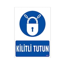 Pvc Levha Quot kilitli Tutunquot 25x35 Cm