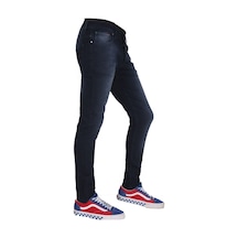 Erkek Denim Jeans Dar Paça Kot Pantolon Spor Giyim Lacivert Koyu Lacivert Erkek Denim Jeans Dar Paça Kot Pantolon Spor Giyim Lacivert Koyu Lacivert
