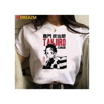 Noıssey Kırmızı Etiket Gala Yeni Demon Slayer T-shirt Model63 16835 Beyaz