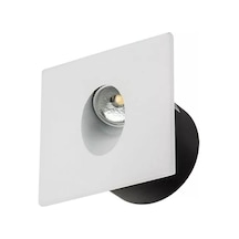 Horoz 079-001-0003 Zümrüt 3 Watt Beyaz Sıva Altı Kare Led Merdive Beyaz