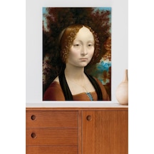 Ginevrade Benci - Leonardo Da Vinci Sanatsal Poster