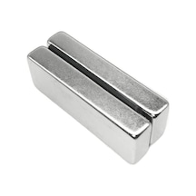 2 Adet 60x20x10 Mm Güçlü Neodyum Mıknatıs, Köşeli Magnet, N35 Kalite