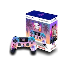 Konsol Plus Ps4 Dualshock 4 Kablosuz Gta 6 Desenli