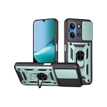 Xiaomi Redmi 15c 4g Pars Lens Yüzüklü Silikon - Yeşil -