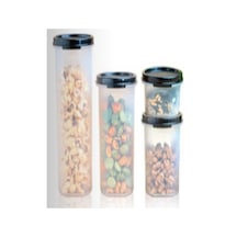 Tupperware Oval Yuvarlak Siyah 5 Li Set Esc Çok Renkli