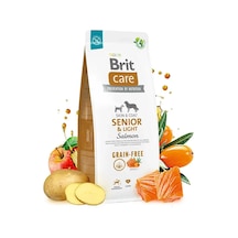 Brit Care Senior Light Tahılsız Somonlu 12 Kg Yaşlı Köpek Maması
