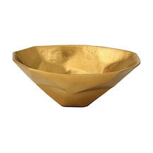Gold Dekoratif Kase 32 25 12 Cm