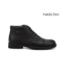 Gönderi(R) Gönderi R Erkek Siyah Floter Fermuarlı Hakiki Deri Klasik Bot Dkmb75401223