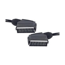 Pm-2275 1.3 Metre 9mm Poşetli Standart Scart Scart Kablo