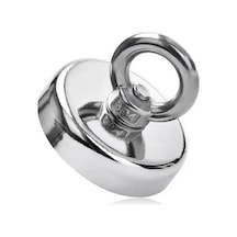Güçlü Neodimyum Olta Mıknatısı D36 - 36 Mm, 41 Kg Çekim Gücü