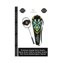 Premium Kamp Park Oyunu Oyun Aracı 918-a Carbon Grafıt Tek Parça Badmington Raketi