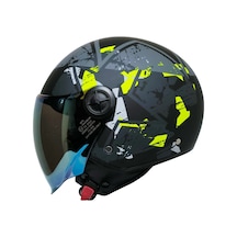 Mts Prohelmet 101 Neon Camo Çok Renkli