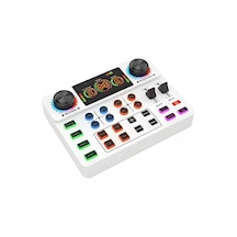 Canlı Yayın Ses Kartı Bluetooth Podcast Ses Kartı Telefon Ve Bilgisayar Uyumlu Profesyonel Yayıncı Ses Kartı