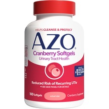 Azo Cranberry Pills For Women & Men, Urinary Tract Health, 100 Softgels