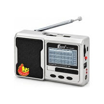 Fp-1781bt Mini Cep Radyosu Bluetooth Hoparlör Fm Radyo Led Işıklı Şarjlı Usb Micro Sd Mp3 Desteği Aux Kulaklık Çıkışı
