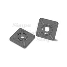 Simpa SP-YKS-2 Yapışkanlı Kroşe,28x28 Siyah, 500 Adet