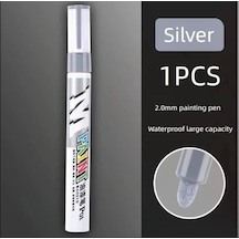Rötuş Kalemi Paint Pen Gümüş Renk Metal, Ahşap Ve Oto Yüzey Boyası