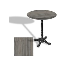 Çipa 1004 Döküm Ayak Yuvarlak Masa Çap 80cm - Werzalit, Wermodin Ve Allzalit Tabla - Magma Çok Renkli