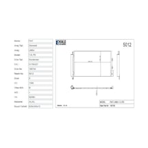 Kale Klıma Radyatoru Fıat Lınea 1.3 Jtd 1.4 Tjet 1.6 Jtd 06- Klr-010abc060