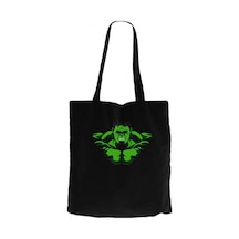 Hulk Angry Siyah Kanvas Bez Çanta Siyah