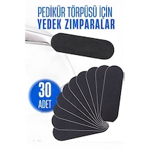 Zenvac Ayak Törpü Yedeği Yapışkanlı Törpü Zımparası Pedikür Törpü Yedeği 30 Adet Zenvac29