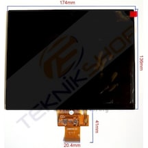 Oblio Mint 8X8 Tablet Pc Uyumlu 8''Inç 40 Pin Hd Lcd Panel - Iç