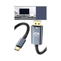 Type-c To Displayport 8k Yüksek Çözünürlük Yeni Nesil Type-c Displayport Dönüştürücü Kablo